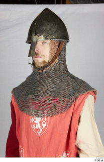  Photos Medieval Knight in cloth armor 6 head helm mail hood medieval clothing plate armor 0002.jpg